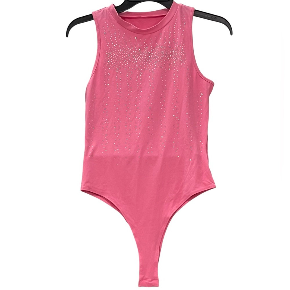 SHEIN Sparkly Pink Kids Sleeveless One Piece NWOT BOX27